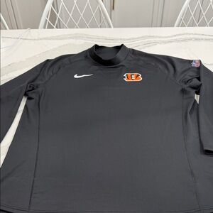 Nike Drifit NFL On Fields Bengals Black L/S Mock 3XL